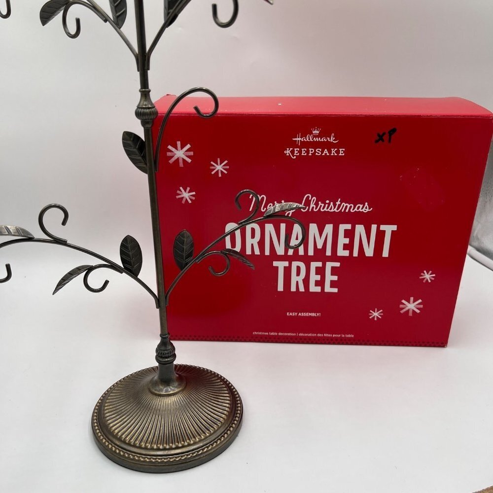 Hallmark 2013 Merry Christmas Tree Ornament Display Stand 3 Adj. Heights NIB Orn